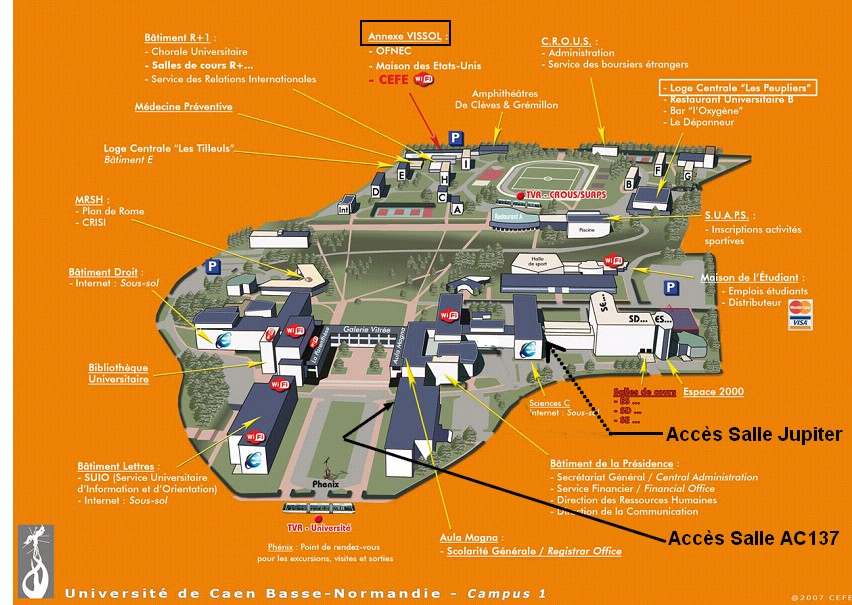 Plan du Campus 1